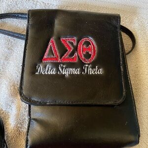 Black Crossbody Bag Delta Sigma Theta